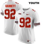 Youth NCAA Ohio State Buckeyes Haskell Garrett #92 College Stitched Authentic Nike White Football Jersey QP20H56XR